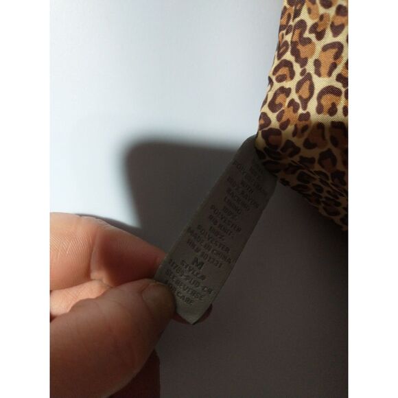 Charlotte Russe tan polyester bomber jacket medium - Picture 4 of 4